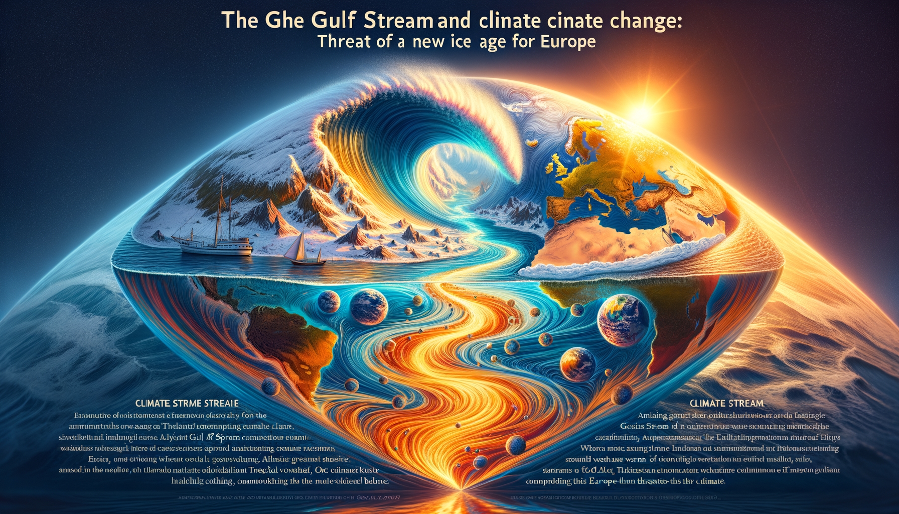 La Corrente del Golfo e il Cambiamento Climatico: Minaccia di Nuova Era Glaciale per l'Europa?