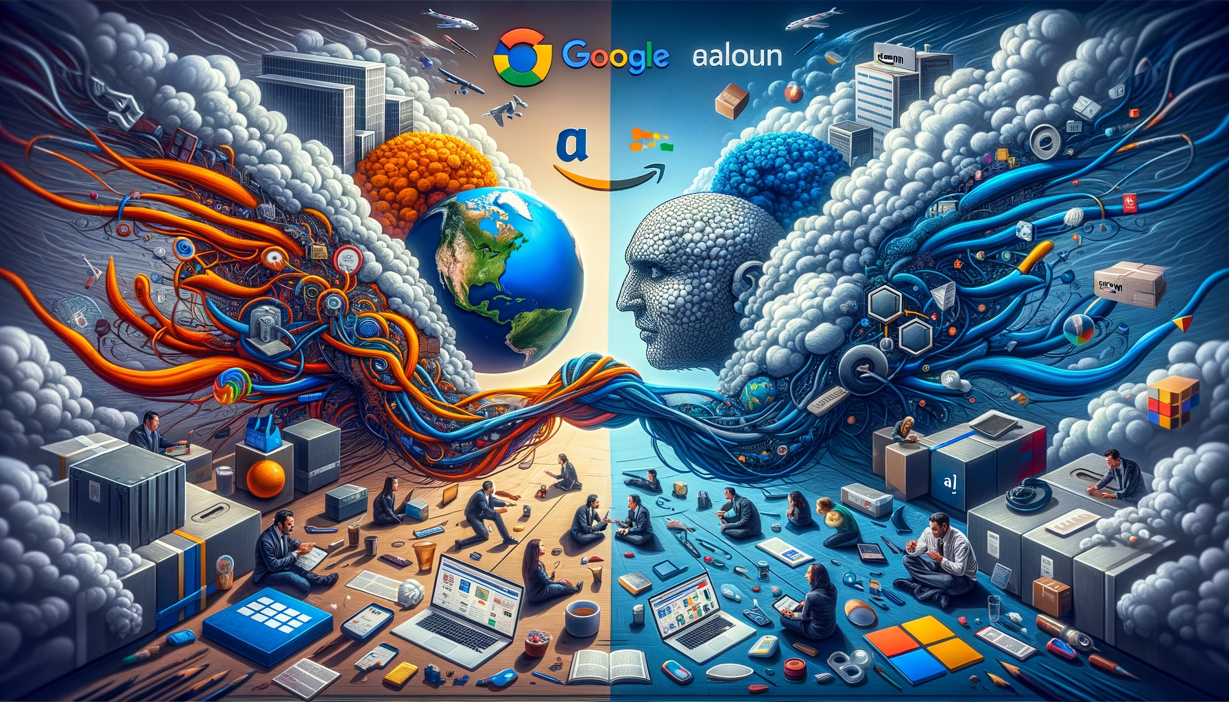 Google e Amazon: Dinamiche di Collaborazione e Competizione - Analisi Completa